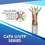 Cat6 network cable 23awg 4pair LSZH U-UTP cable 305m