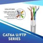 cat6a network cable 23awg 4pair LSZH u-ftp cable 305m