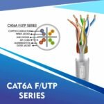 cat6a network cable 23awg 4pair LSZH f-utp cable 305m