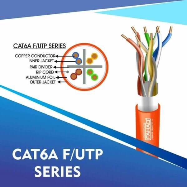 Cat6a F-UTP Network LSZH cable 305m