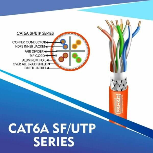 Cat6a SF-UTP Network LSZH cable 305m