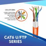 Cat6 network cable 23awg 4pair LSZH U-FTP cable 305m