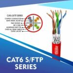 Cat6 network cable 23awg 4pair LSZH S-FTP cable 305m