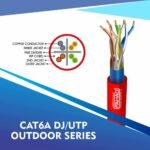 cat6a network cable 23awg 4pair LSZH DJ-UTP cable 305m