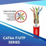 cat6a network cable 23awg 4pair LSZH f-utp cable 305m