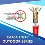 cat6a network cable 23awg 4pair LSZH f-utp cable 305m