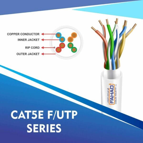 cat5e 24 awg F-UTP outdoor cable 305m