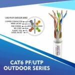 Cat6 network cable 23awg 4pair LSZH PF-UTP cable 305m