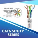 Cat6 network cable 23awg 4pair LSZH SF-UTP cable 305m