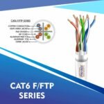 Cat6 network cable 23awg 4pair LSZH F-FTP cable 305m