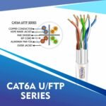 cat6a network cable 23awg 4pair LSZH u-ftp cable 305m