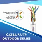cat6a network cable 23awg 4pair LSZH f-utp cable 305m