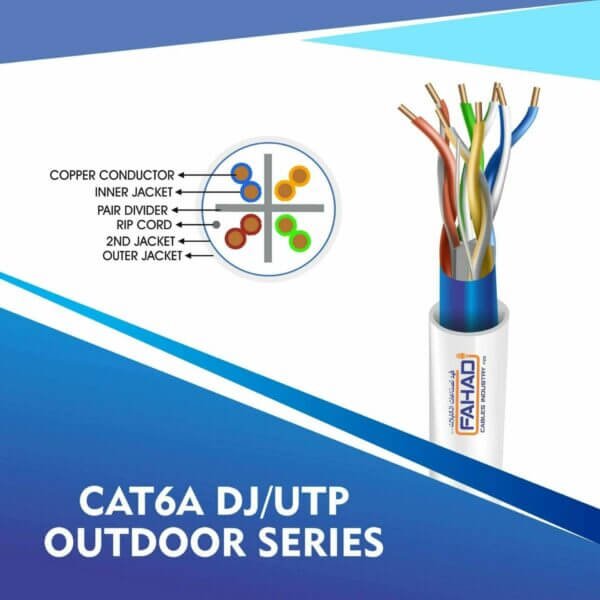 Cat6a DJ-UTP Network LSZH cable 305m