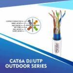 cat6a network cable 23awg 4pair LSZH DJ-UTP cable 305m