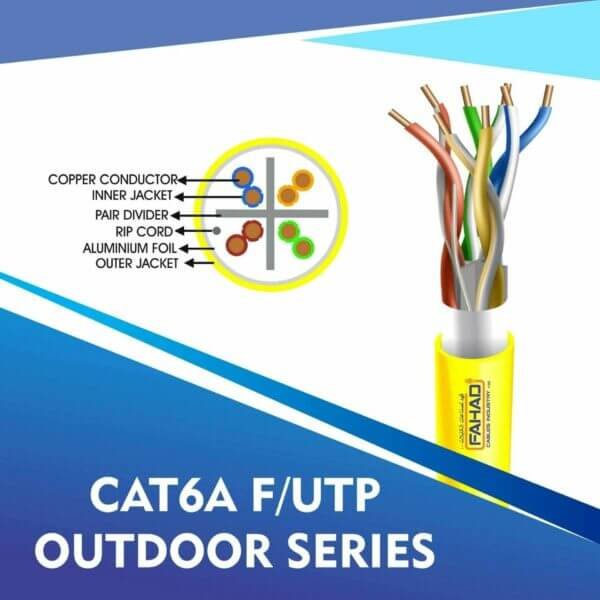 Cat6a F-UTP Network LSZH cable 305m
