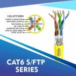 Cat6 network cable 23awg 4pair LSZH S-FTP cable 305m