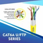 cat6a network cable 23awg 4pair LSZH u-ftp cable 305m