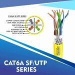 cat6a network cable 23awg 4pair LSZH sf-utp cable 305m