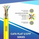 Category 6 Elevator Flat Cable CAT6A ELEVATOR FLAT CABLE U/UTP
