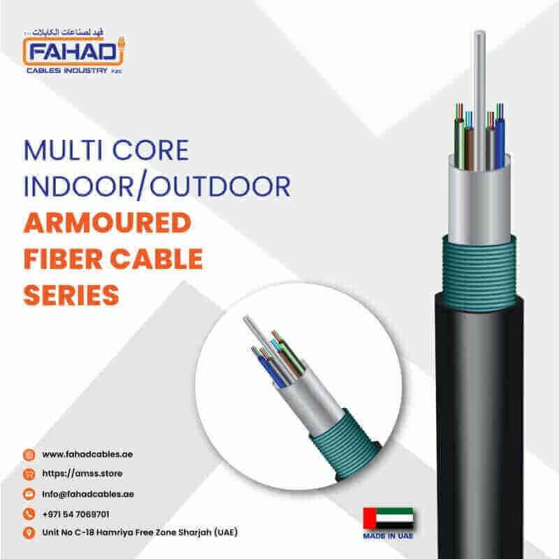 fiber optics cable manufacturers: Fahad Cables Industry FZE Leading the Way in the Middle East 2 fiber optics cable manufacturers Armoured Fiber Cable series MULTI CORE INDOOR OUTDOOR ARMOURED FIBER CABLE SEREIS 3-03