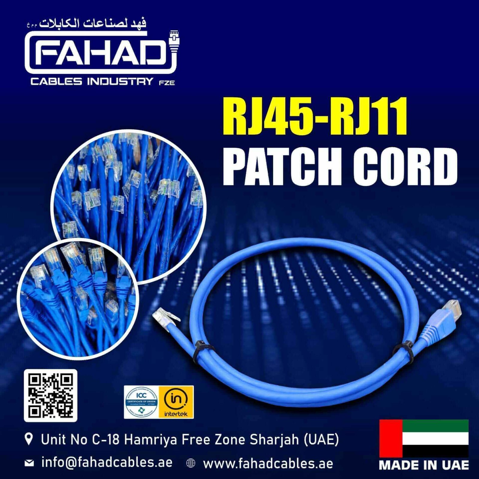 RJ45 and RJ11 Patch Cords