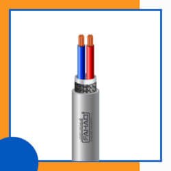 2 core Alarm Cable braid shielded 10 to 24 awg 305m 2 core control cable braid shielded 10 to 24 awg 305m