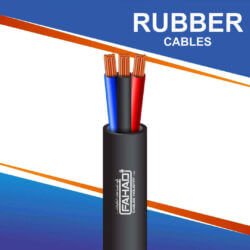 3 core Rubber cable outdoor 16 to 24 awg 305m