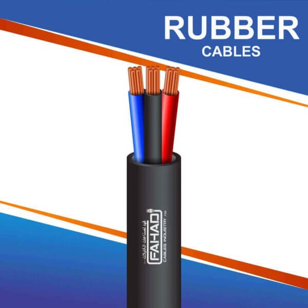 3 core Rubber cable outdoor 16 to 24 awg 305m