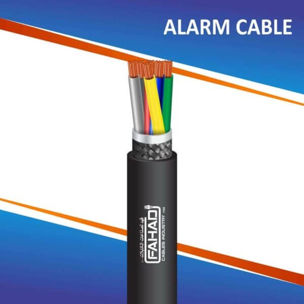 6 core Alarm Cable braid shielded PE outdoor 10 to 24 awg 305m 8 core Alarm Cable braid shielded PE outdoor 10 to 24 awg 305m