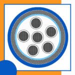 6 core Rubber cable 16 to 24 awg 305m