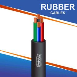 4 core Rubber cable outdoor 16 to 24 awg 305m