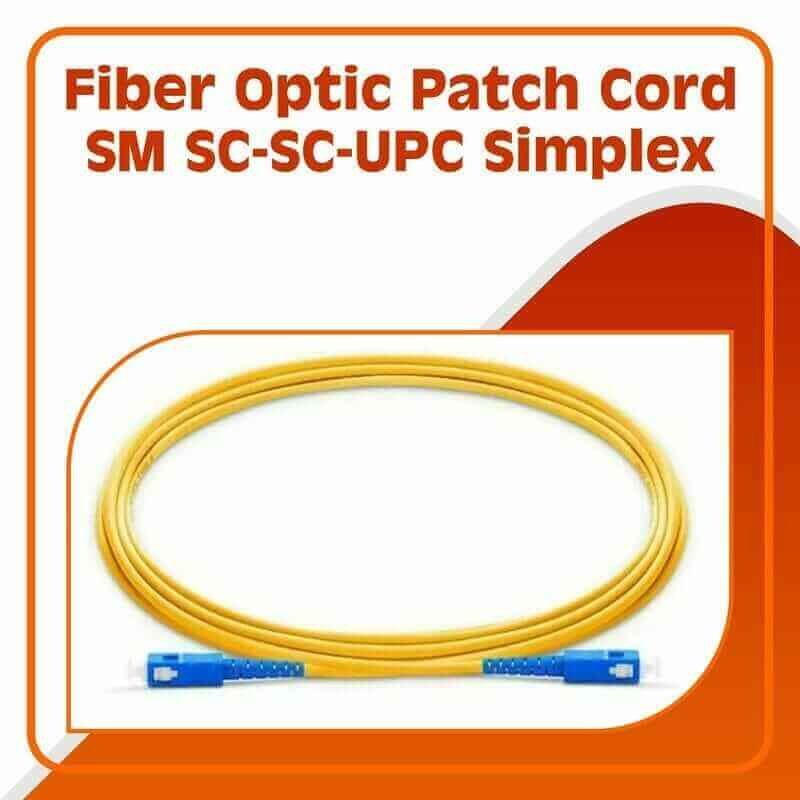 Fiber Optic Patch Cord SM SC-SC-UPC SX LSZH 10M
