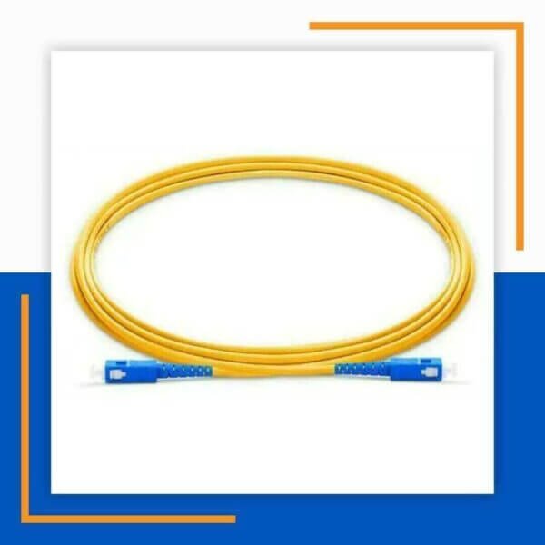 OS2 Fiber Patch Cord Fiber Optic Patch Cord SM SC-SC-UPC Simplex FCI-S53310Y OS2 Fiber Patch Cord