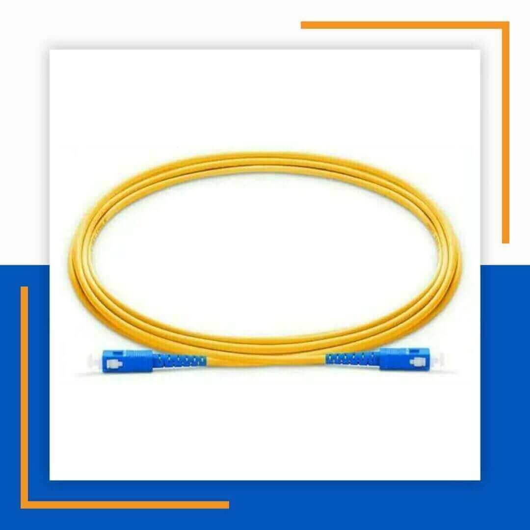 OS2 Fiber Patch Cord Fiber Optic Patch Cord SM SC-SC-UPC Simplex FCI-S53310Y OS2 Fiber Patch Cord