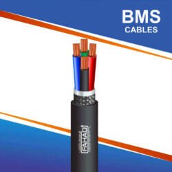4 core BMS Cable braid shielded PE outdoor 10 to 24 awg 305m