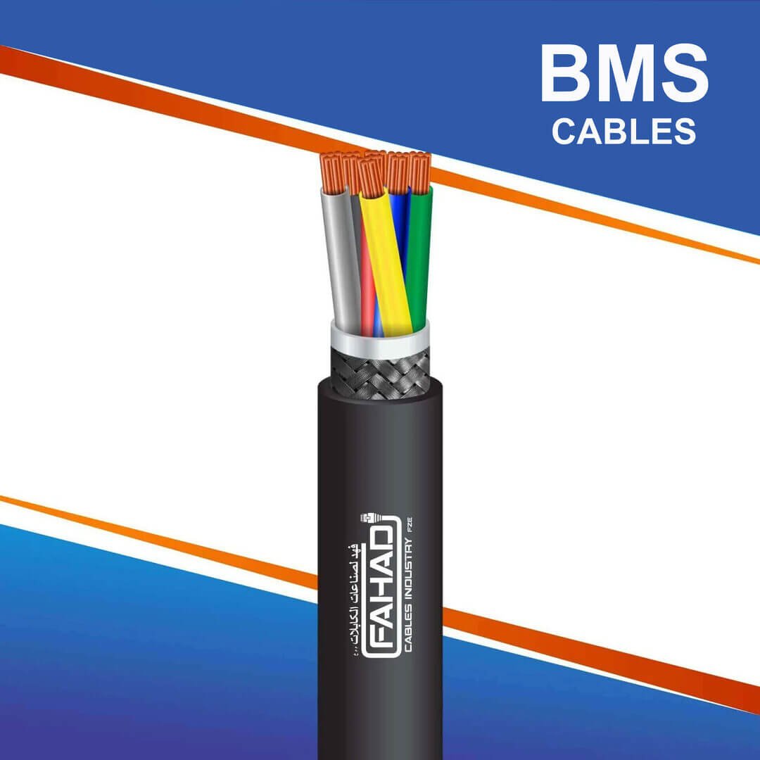 BMS-CBLE-8-CORE-15 8 core BMS Cable braid shielded PE outdoor 10 to 24 awg 305m