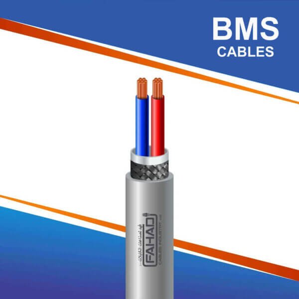 2 core BMS Cable braid shielded 10 to 24 awg 305m