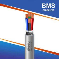 4 core BMS Cable braid shielded pvc 10 to 24 awg 305m