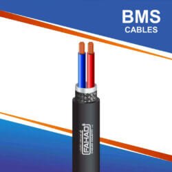 2 core BMS Cable braid shielded outdoor 10 to 24 awg 305m