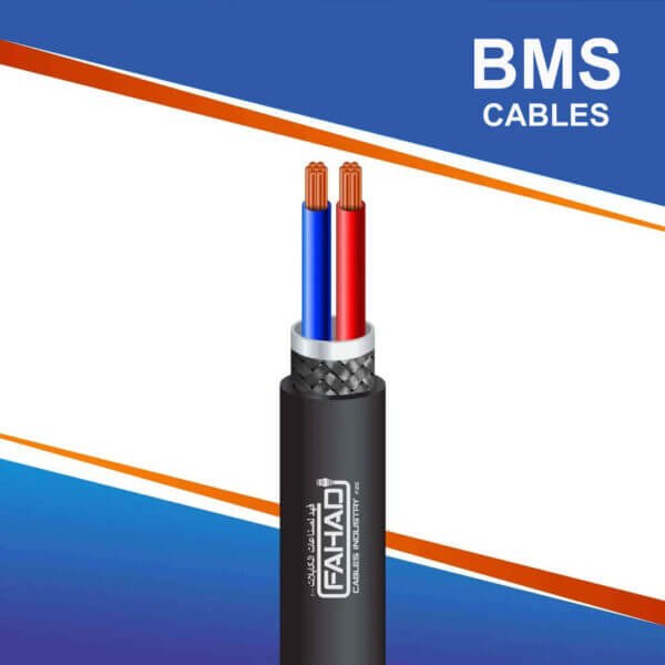 2 core BMS Cable braid shielded outdoor 10 to 24 awg 305m