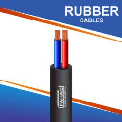 2 core Rubber cable outdoor 16 to 24 awg 305m