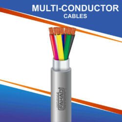 8 core multi-conductor Cable shielded pvc 10 to 24 awg 305m