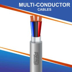 3 core multi-conductor Cable shielded pvc 10 to 24 awg 305m