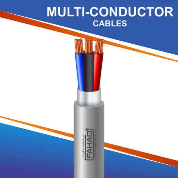 3 core multi-conductor Cable shielded pvc 10 to 24 awg 305m