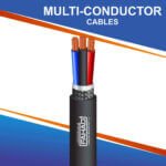 3 core multi-conductor Cable PE braid shielded outdoor 10 to 24 awg 305m