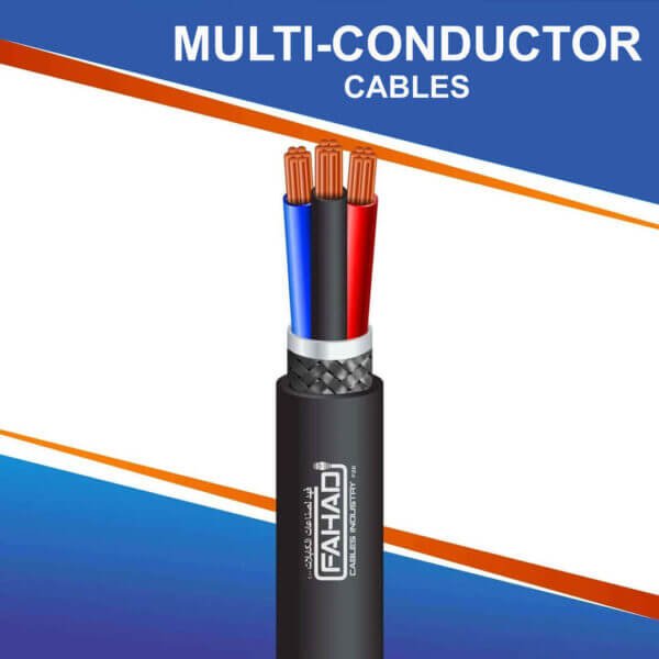 3 core multi-conductor Cable PE braid shielded outdoor 10 to 24 awg 305m