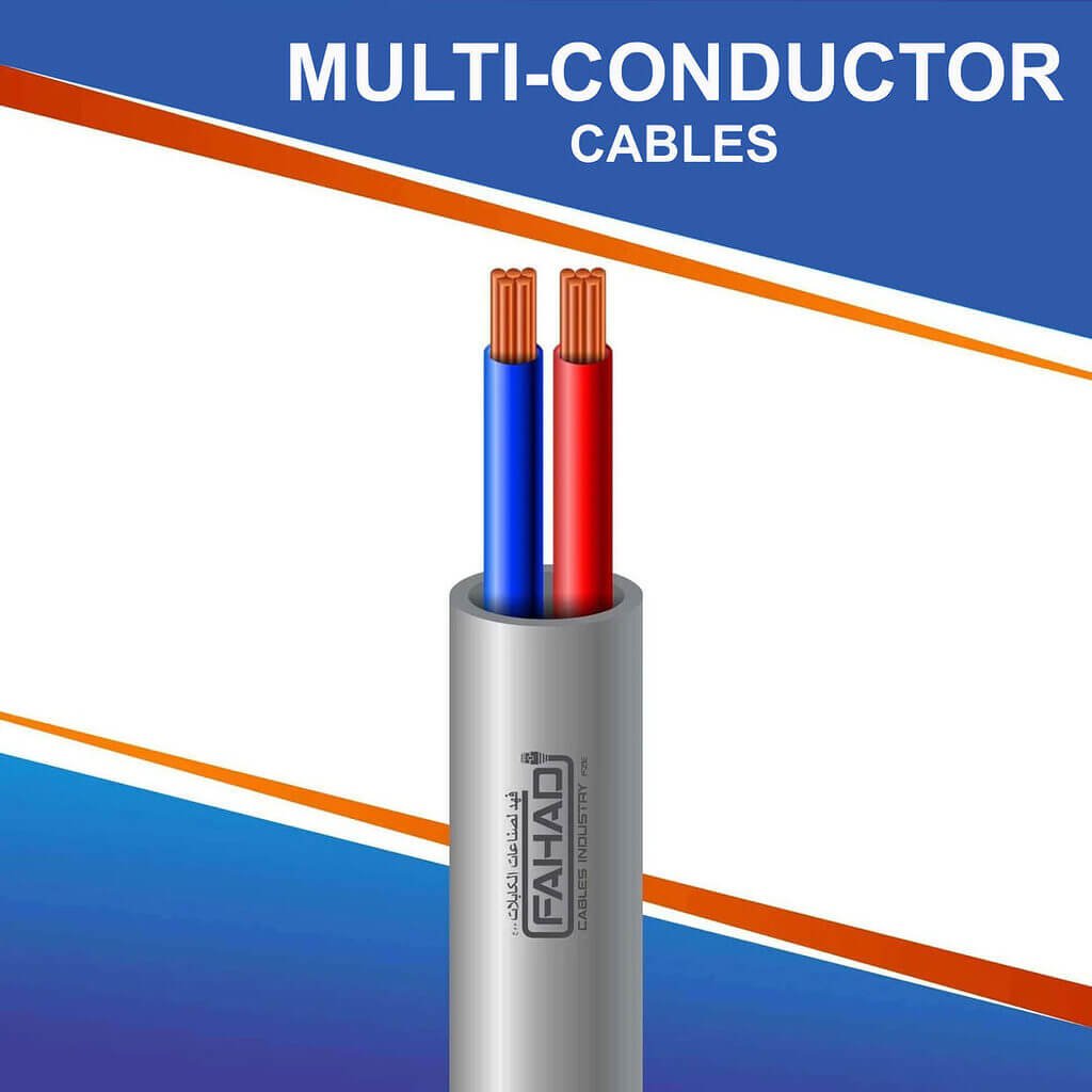 2 core multi-conductor Cable 10 to 24 awg 305m