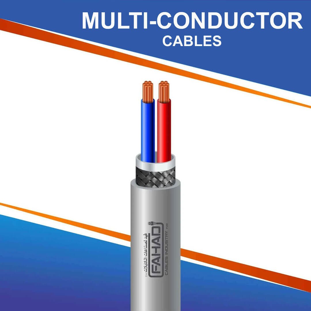 fahad-multi-conductor-3 2 core multi-conductor Cable braid shielded 10 to 24 awg 305m